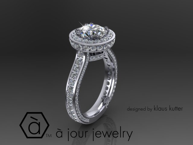 Light Heart® Lab Grown Diamond Engagement Ring