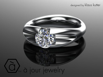 modern solitaire diamond engagement ring ri